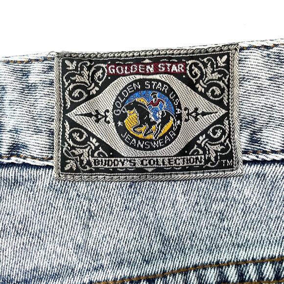 Vintage Golden Star USA Womens Skinny Jeans 11/12 Acid Wash Western Cowgirl - Picture 4 of 14
